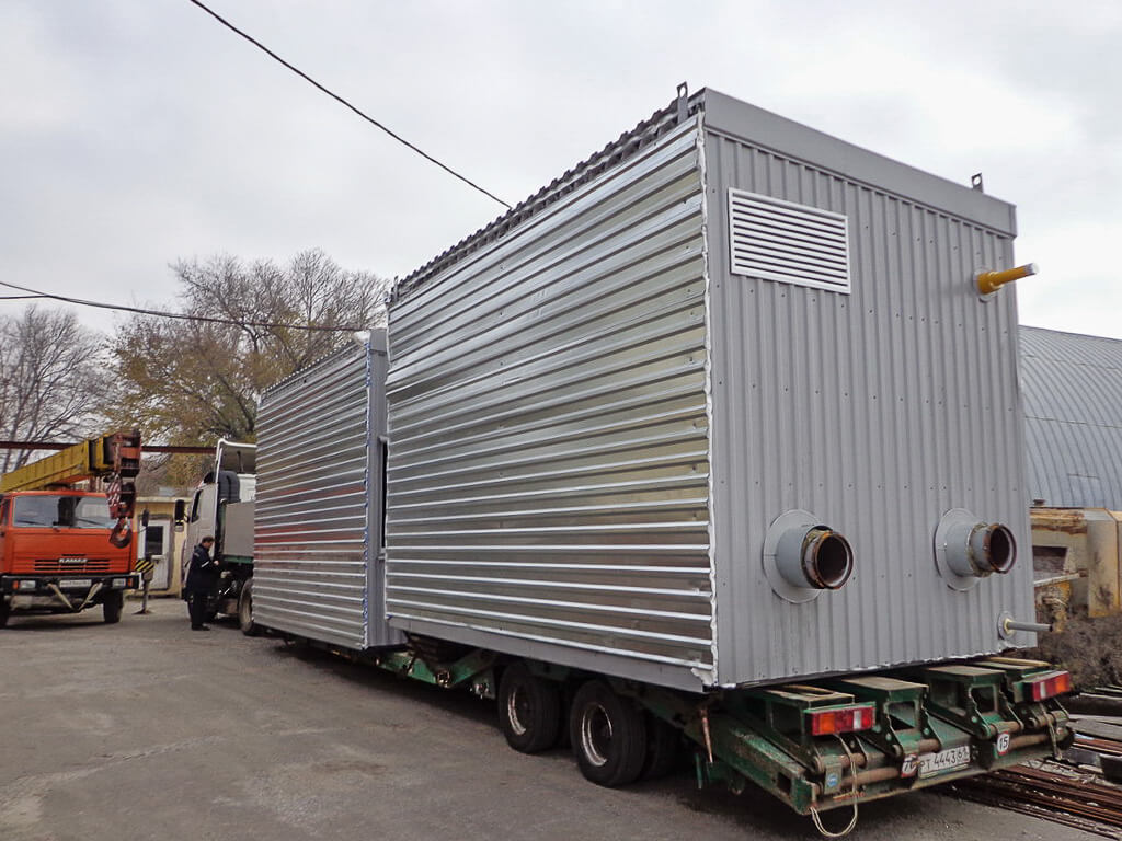 Блочная модульная газовая котельная предприятия