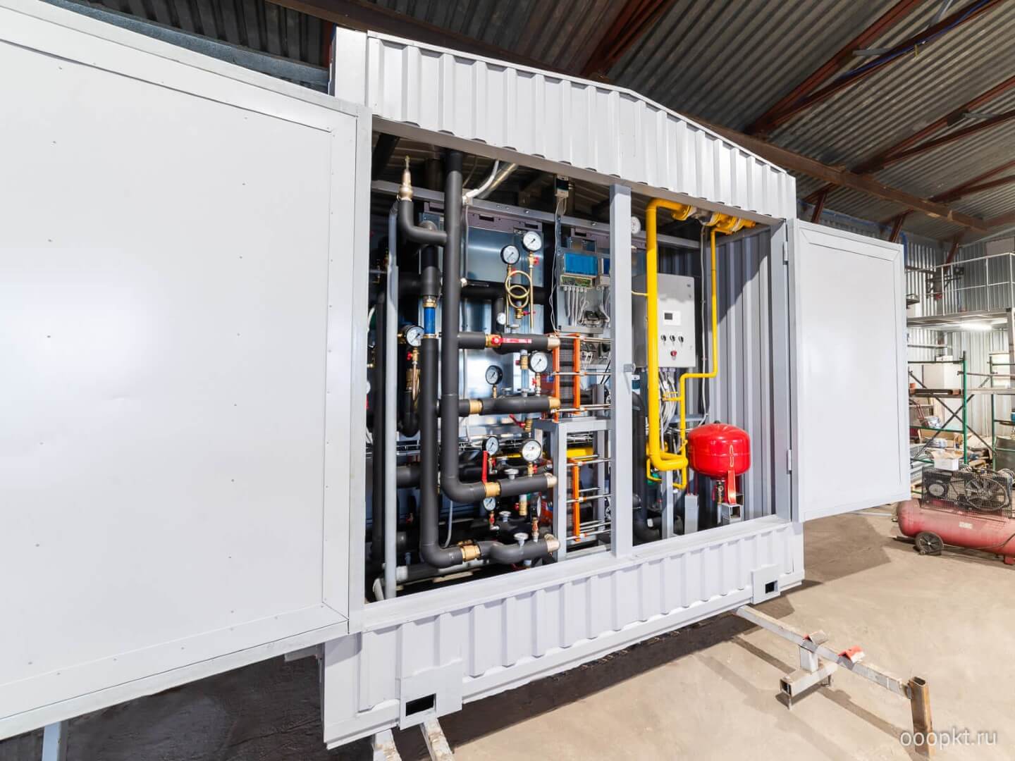 Котел наружного размещения на производстве